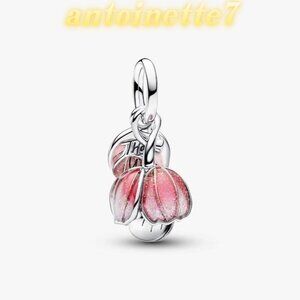 Pandora Two-Tone Blooming Flower Dangle Charm